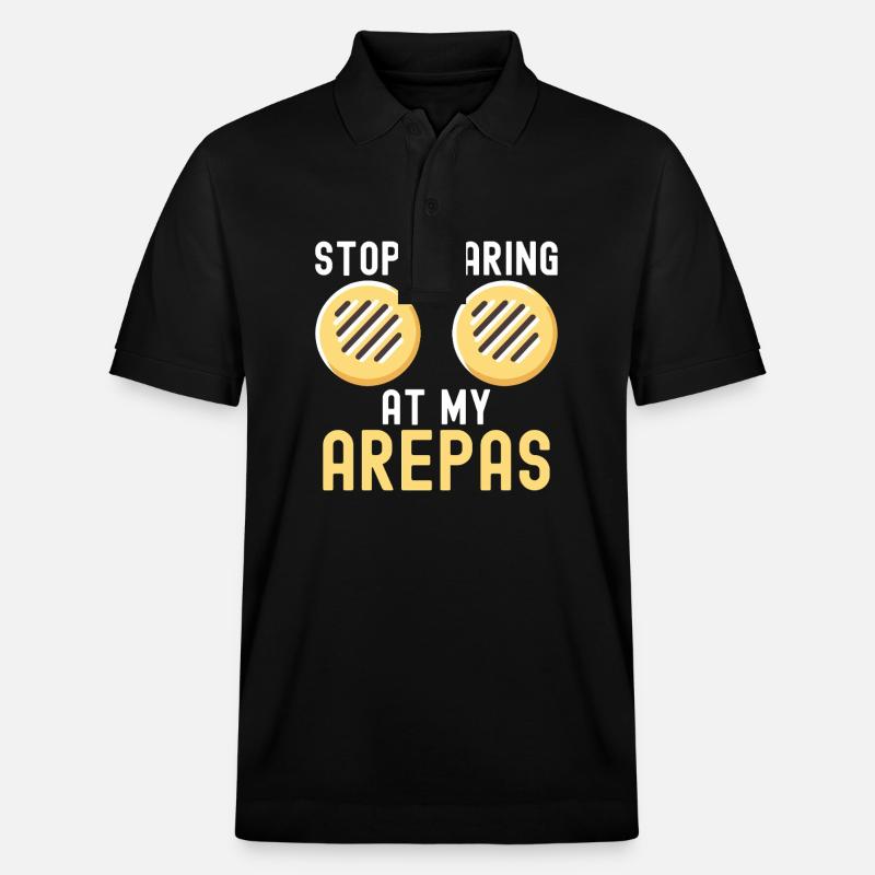 Arepas vénézuélienne - Polo PREPSTER bio Stanley/Stella Unisexe - noir