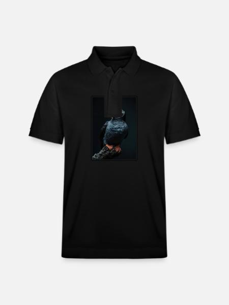 Papageientaucher - Stanley/Stella Unisex Bio-Poloshirt PREPSTER - Schwarz
