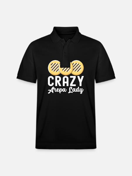 Venezolanische Arepas - Stanley/Stella Unisex Bio-Poloshirt PREPSTER - Schwarz