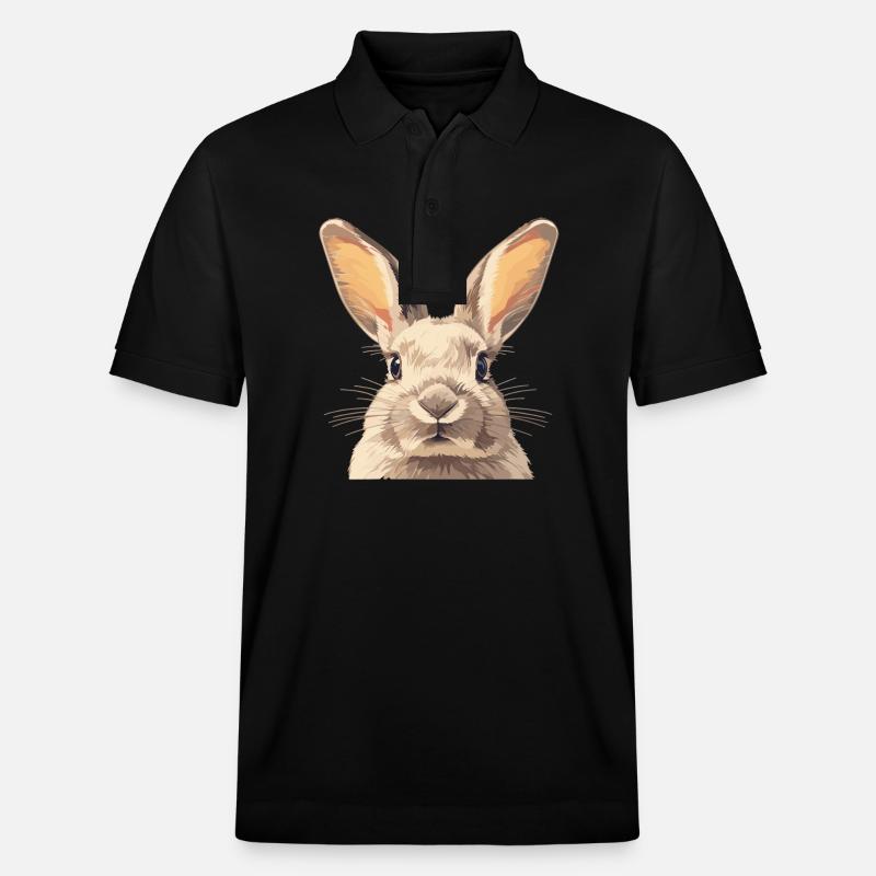 Lapin Lapin - Polo PREPSTER bio Stanley/Stella Unisexe - noir