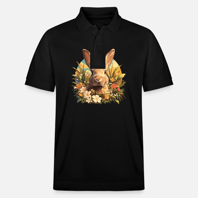 Lapin Lapin - Polo PREPSTER bio Stanley/Stella Unisexe - noir