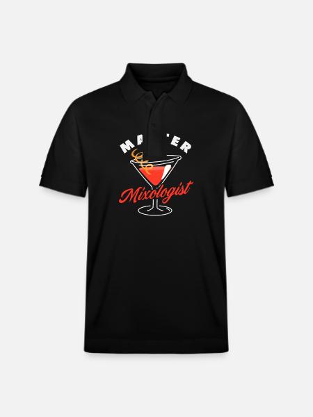 Master Mixologist Bartender Art - Stanley/Stella Unisex Organic Polo Shirt PREPSTER - black