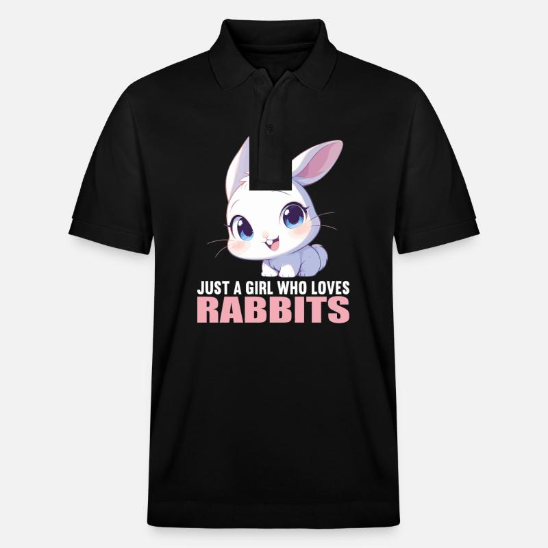 Lapin Lapin - Polo PREPSTER bio Stanley/Stella Unisexe - noir