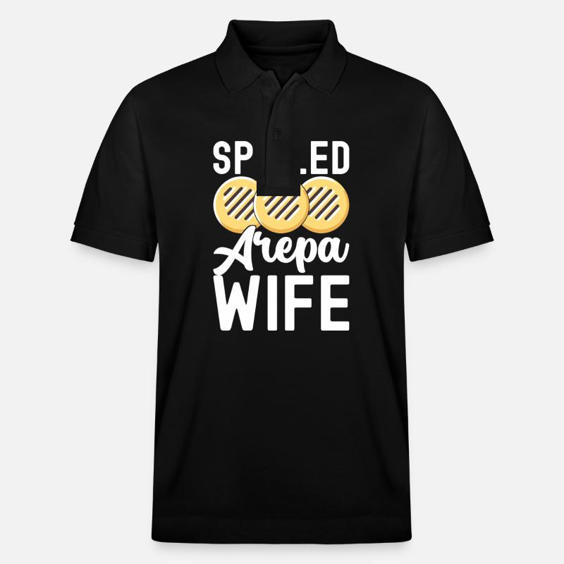 Arepas vénézuélienne - Polo PREPSTER bio Stanley/Stella Unisexe - noir