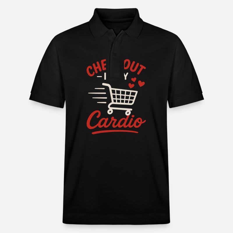 Der Wettbewerbsfähige Lebensmittelkäufer Fast Cart - Stanley/Stella Unisex Bio-Poloshirt PREPSTER - Schwarz