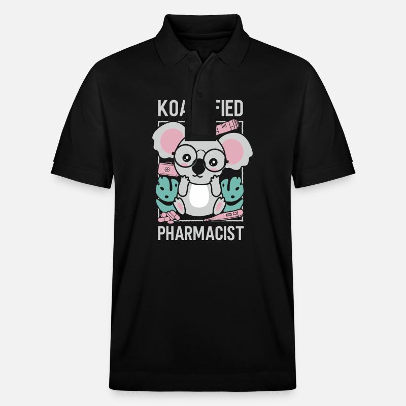 Pharmacy Tech Technician - Stanley/Stella Unisex Organic Polo Shirt PREPSTER - black