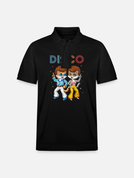 Chats disco - Polo PREPSTER bio Stanley/Stella Unisexe - noir