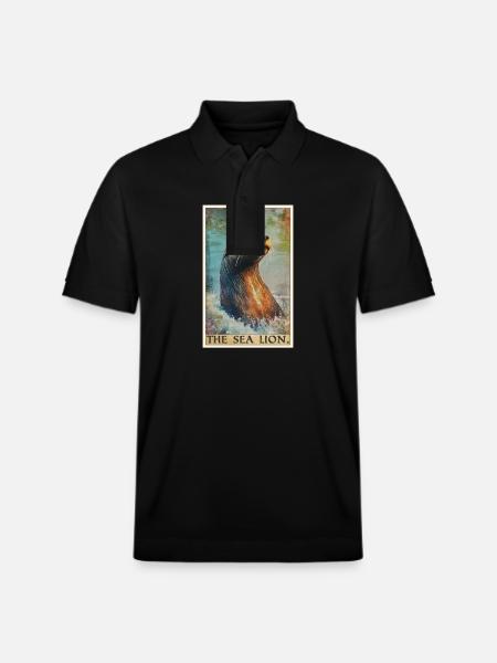 Seelöwen Seelöwe - Stanley/Stella Unisex Bio-Poloshirt PREPSTER - Schwarz