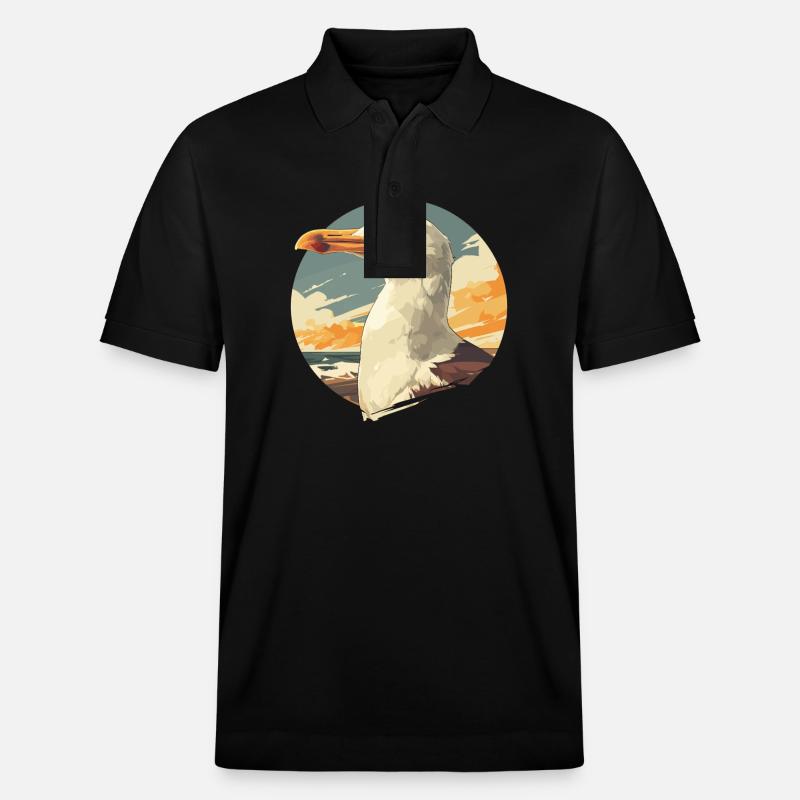 Mouettes Mouette - Polo PREPSTER bio Stanley/Stella Unisexe - noir
