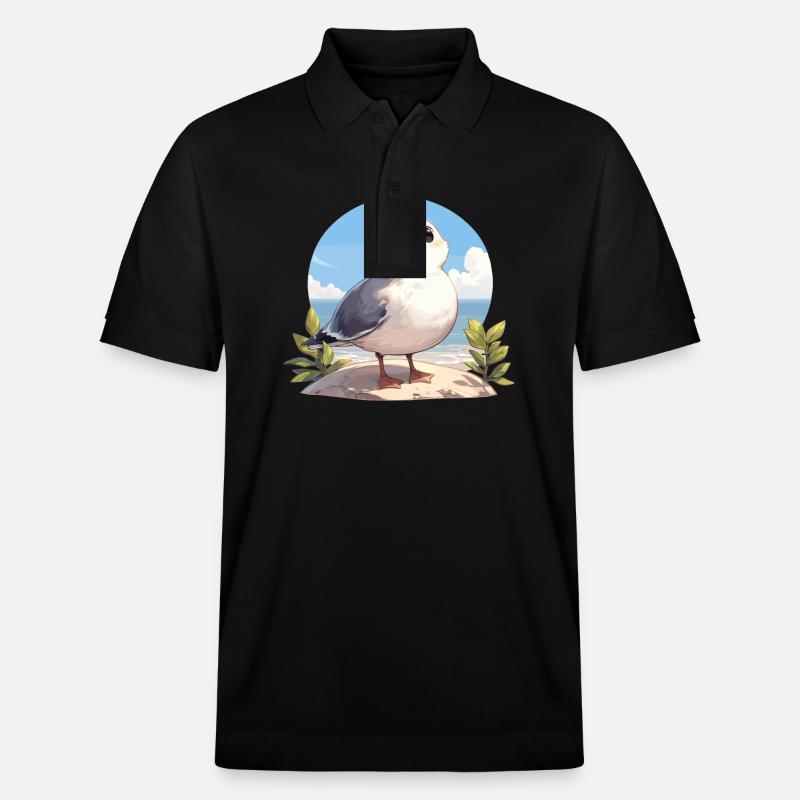 Mouettes Mouette - Polo PREPSTER bio Stanley/Stella Unisexe - noir