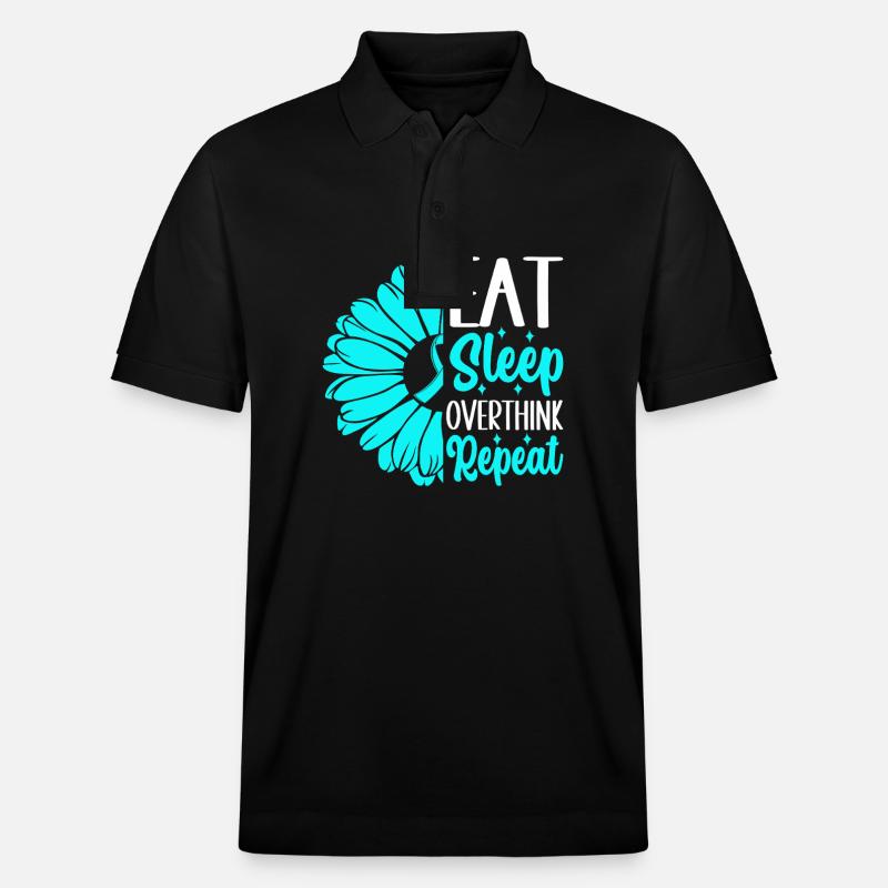 Angststörung Anxiety disorder - Stanley/Stella Unisex Bio-Poloshirt PREPSTER - Schwarz