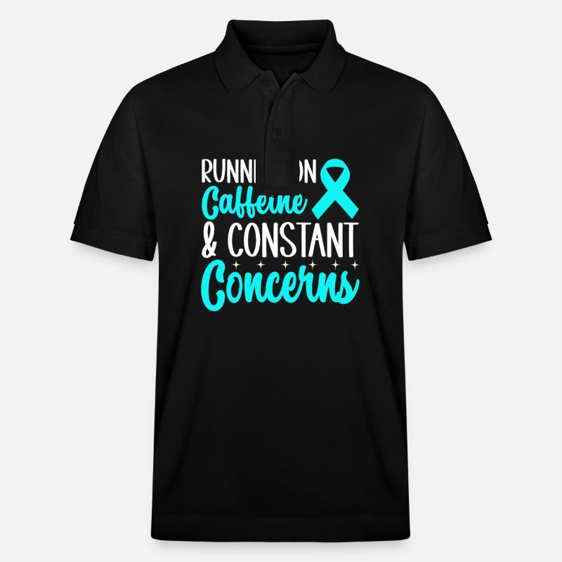 Angststörung Anxiety disorder - Stanley/Stella Unisex Bio-Poloshirt PREPSTER - Schwarz