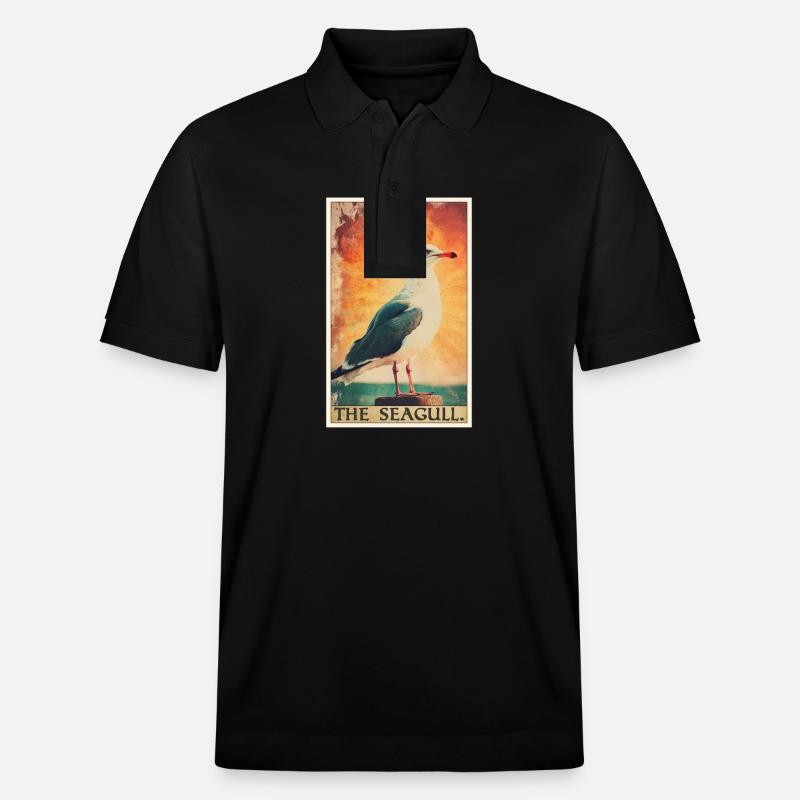 Mouettes Mouette - Polo PREPSTER bio Stanley/Stella Unisexe - noir