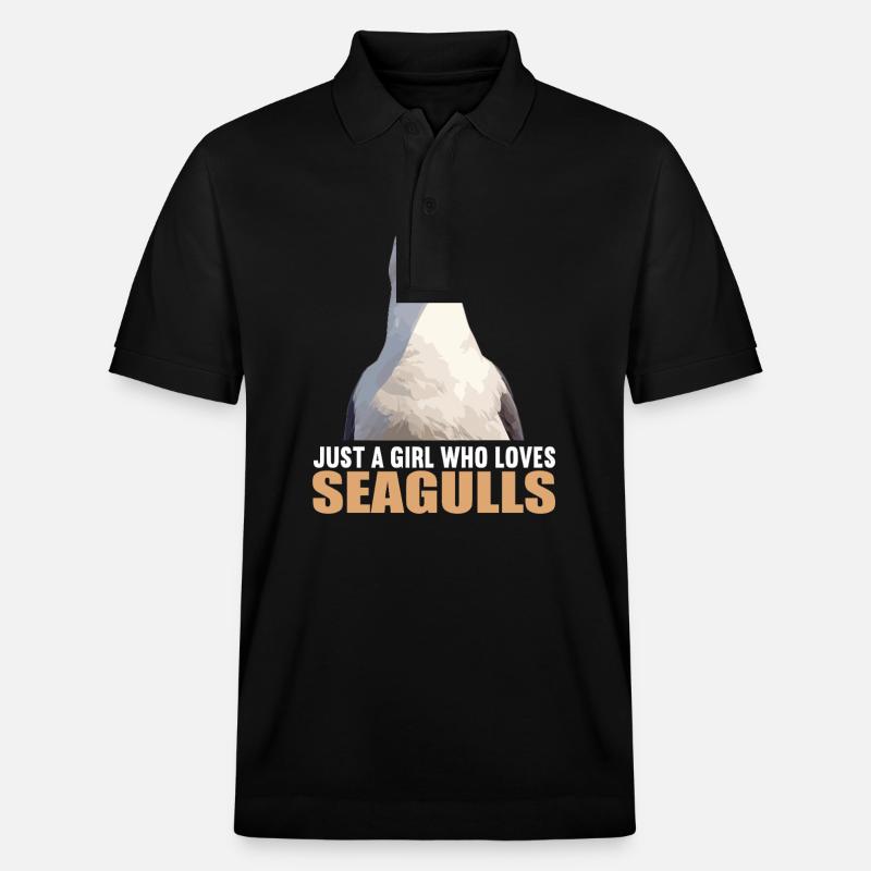 Möwen Möwe - Stanley/Stella Unisex Bio-Poloshirt PREPSTER - Schwarz