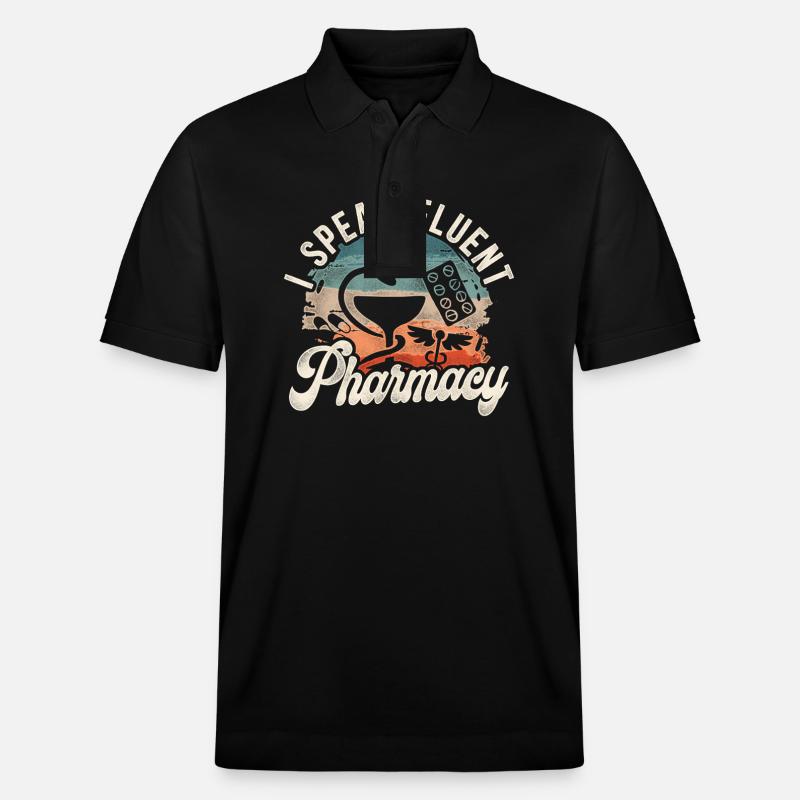 Technicien en pharmacie - Polo PREPSTER bio Stanley/Stella Unisexe - noir