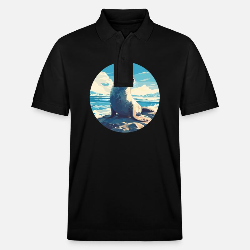 Joints, Phoque - Polo PREPSTER bio Stanley/Stella Unisexe - noir