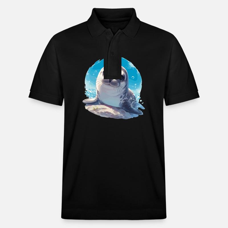 Joints, Phoque - Polo PREPSTER bio Stanley/Stella Unisexe - noir