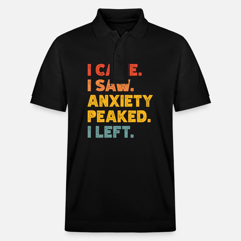 Angststörung Anxiety disorder - Stanley/Stella Unisex Bio-Poloshirt PREPSTER - Schwarz