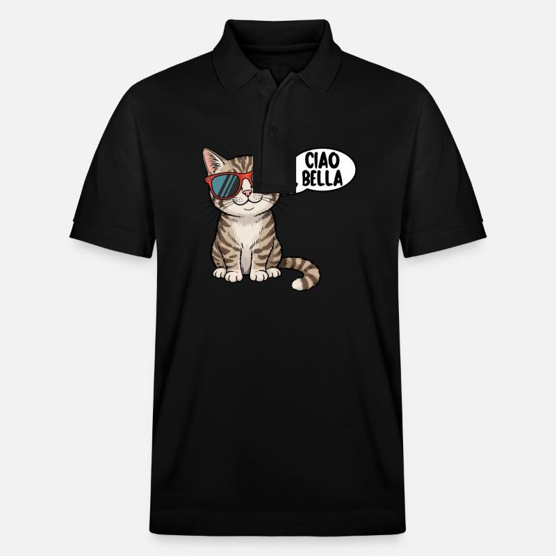 Ciao Bella - Stanley/Stella Unisex Bio-Poloshirt PREPSTER - Schwarz