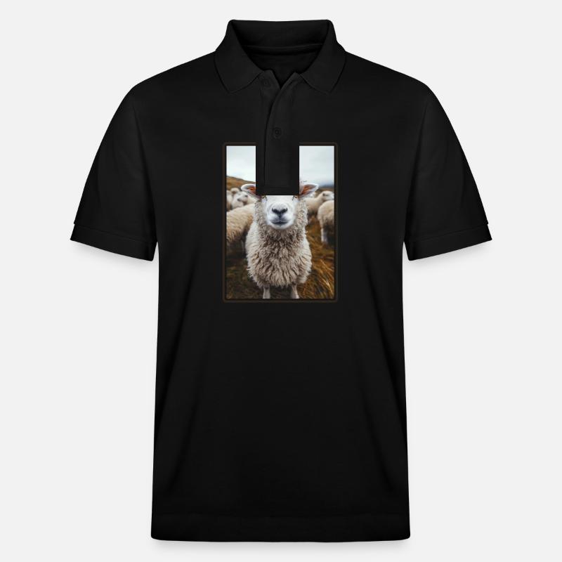 Mouton Mouton - Polo PREPSTER bio Stanley/Stella Unisexe - noir
