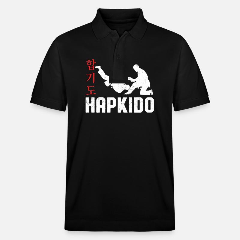 Hapkido - Stanley/Stella Unisex Bio-Poloshirt PREPSTER - Schwarz