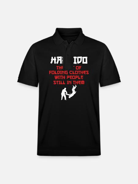 Hapkido Kampfkunst - Stanley/Stella Unisex Bio-Poloshirt PREPSTER - Schwarz