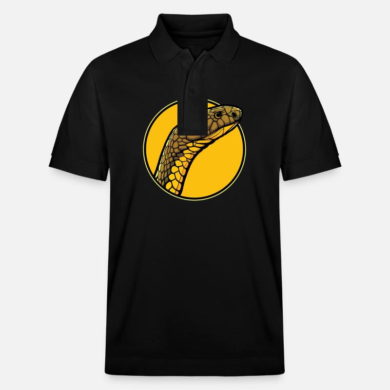 Cobras royaux Cobra royaux - Polo PREPSTER bio Stanley/Stella Unisexe - noir