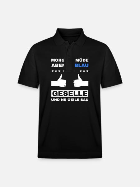 Geselle Facharbeiter Azubi Prüfung - Stanley/Stella Unisex Bio-Poloshirt PREPSTER - Schwarz