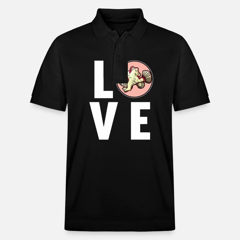 Frogfish Anglerfisch - Stanley/Stella Unisex Bio-Poloshirt PREPSTER - Schwarz