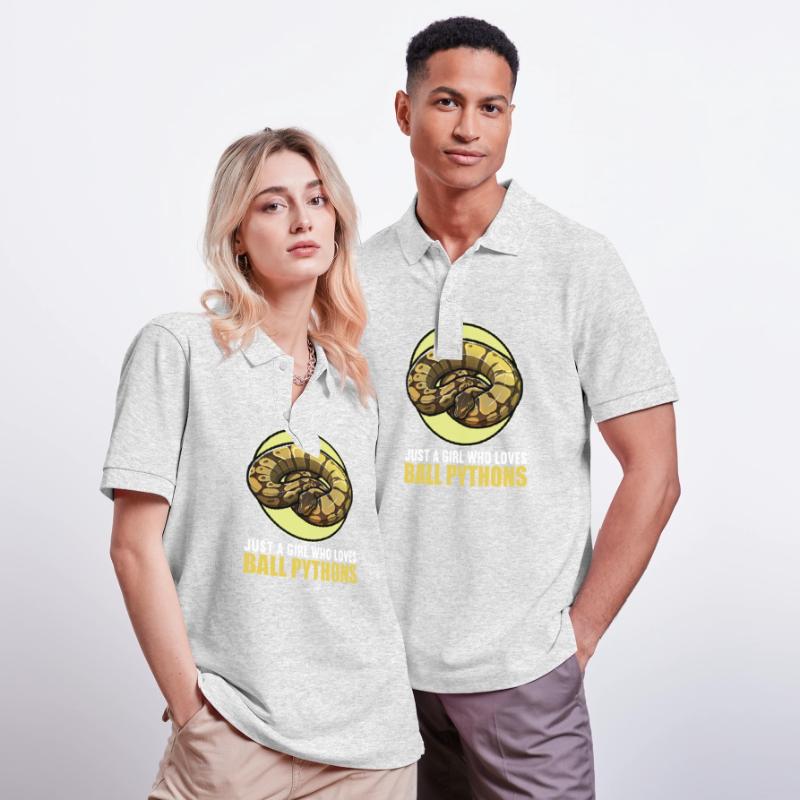 Ball Python Königspythons Königspython Stanley/Stella Unisex Bio-Poloshirt PREPSTER