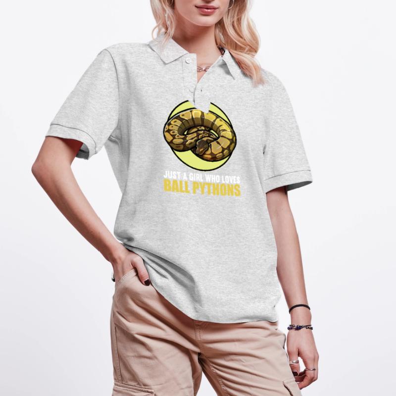 Ball Python Königspythons Königspython Stanley/Stella Unisex Bio-Poloshirt PREPSTER