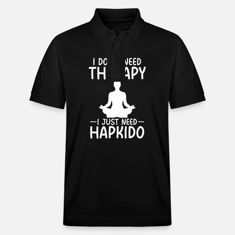 Therapy Hapkido - Stanley/Stella Unisex Bio-Poloshirt PREPSTER - Schwarz