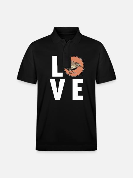 Kiwifruit Kiwi - Stanley/Stella Unisex Organic Polo Shirt PREPSTER - black