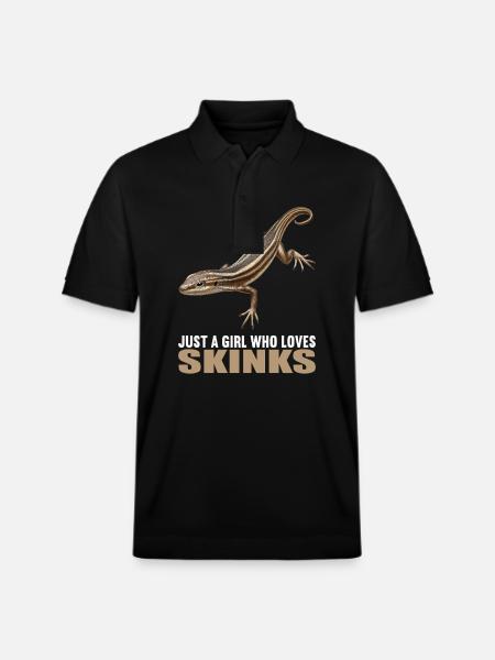 Skinke Skink - Stanley/Stella Unisex Organic Polo Shirt PREPSTER - black