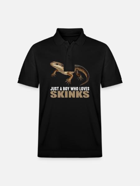 Skinke Skink - Stanley/Stella Unisex Organic Polo Shirt PREPSTER - black