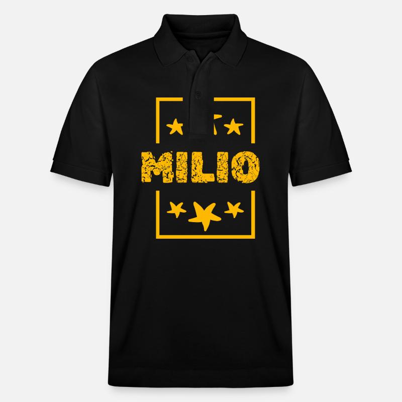 Milio - Stanley/Stella Unisex Bio-Poloshirt PREPSTER - Schwarz