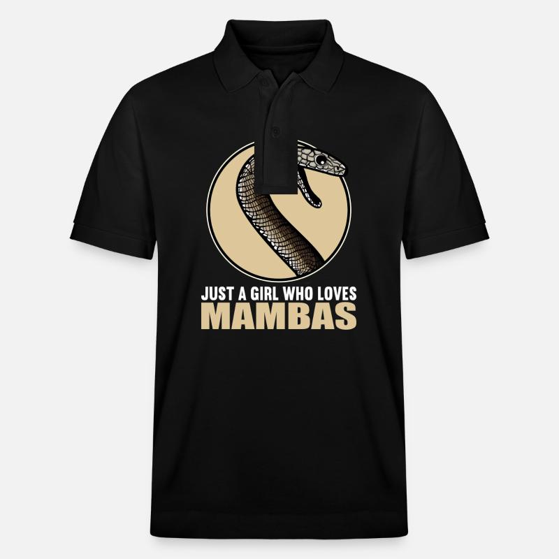 Mambas Mamba - Polo PREPSTER bio Stanley/Stella Unisexe - noir