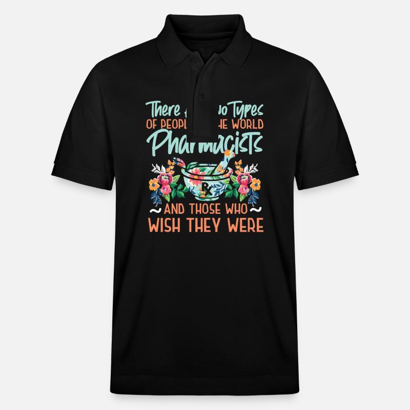 Technicien en pharmacie - Polo PREPSTER bio Stanley/Stella Unisexe - noir