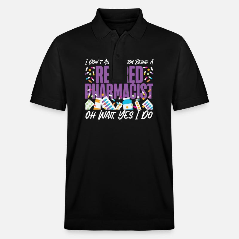 Technicien en pharmacie - Polo PREPSTER bio Stanley/Stella Unisexe - noir