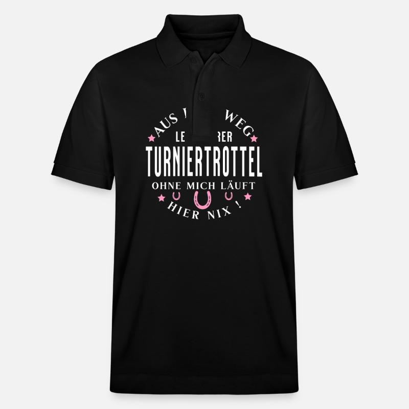 Legendärer Turniertrottel - Stanley/Stella Unisex Bio-Poloshirt PREPSTER - Schwarz