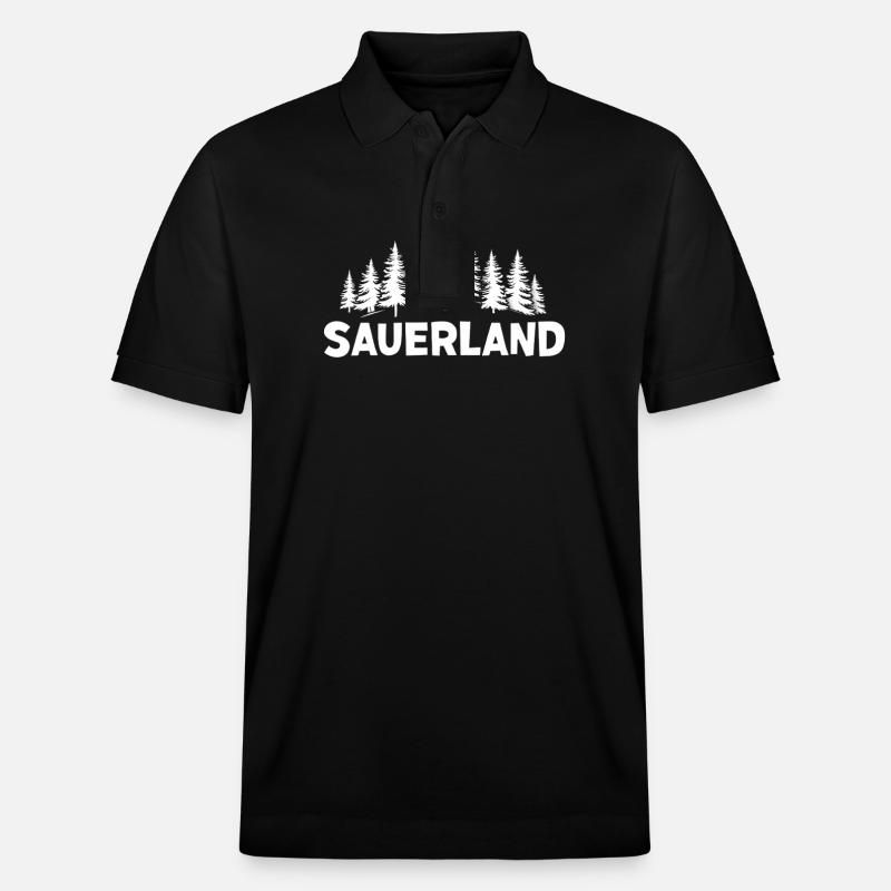 Sauerland - Stanley/Stella Unisex Bio-Poloshirt PREPSTER - Schwarz