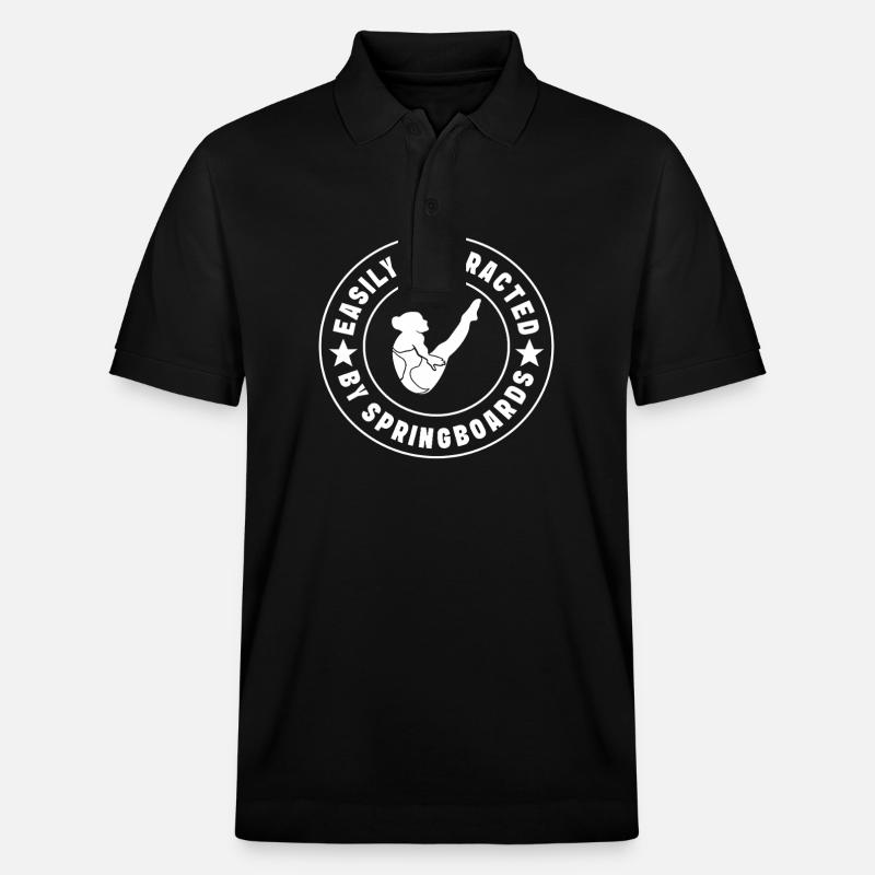 Plongeoir - Polo PREPSTER bio Stanley/Stella Unisexe - noir