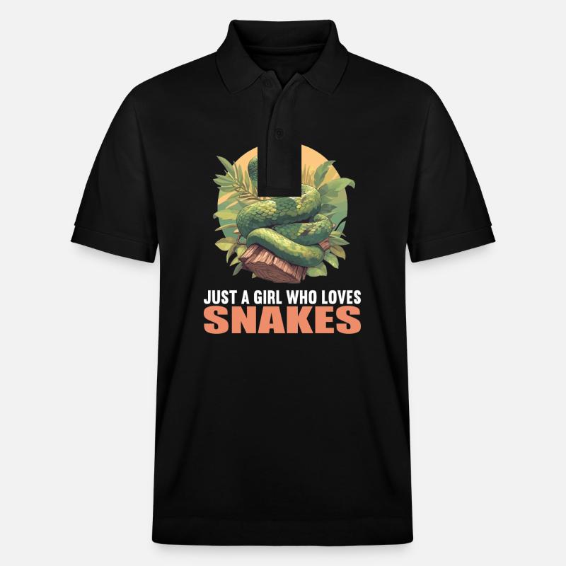 Serpents Serpent - Polo PREPSTER bio Stanley/Stella Unisexe - noir