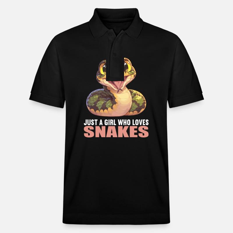 Serpents Serpent - Polo PREPSTER bio Stanley/Stella Unisexe - noir