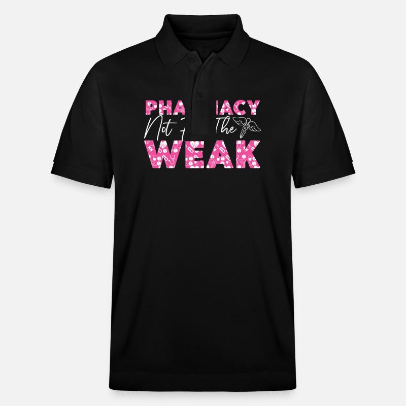Pharmacy Tech Technician - Stanley/Stella Unisex Organic Polo Shirt PREPSTER - black