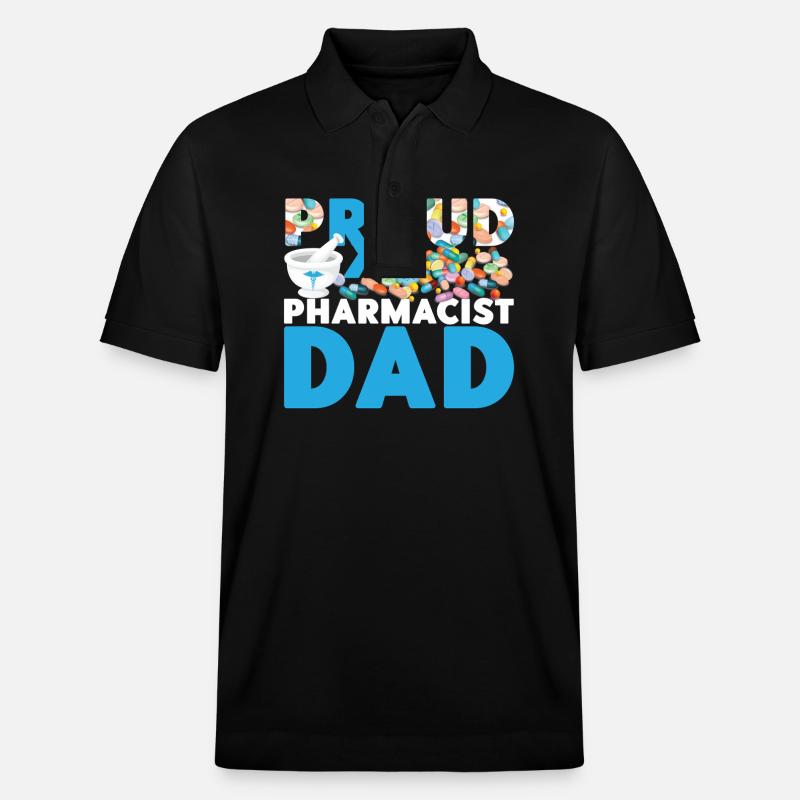 Technicien en pharmacie - Polo PREPSTER bio Stanley/Stella Unisexe - noir