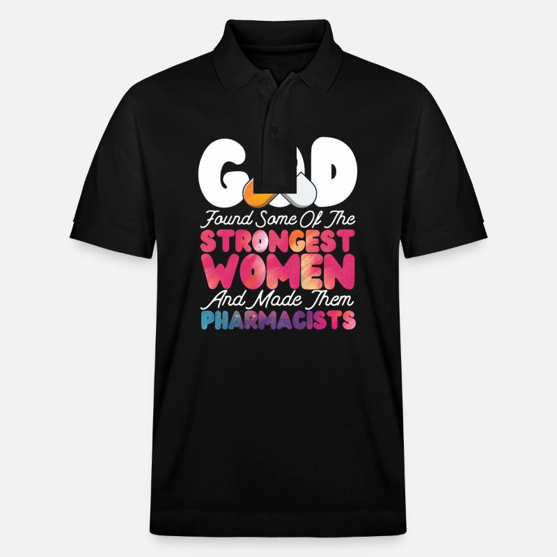 Pharmacy Tech Technician - Stanley/Stella Unisex Bio-Poloshirt PREPSTER - Schwarz