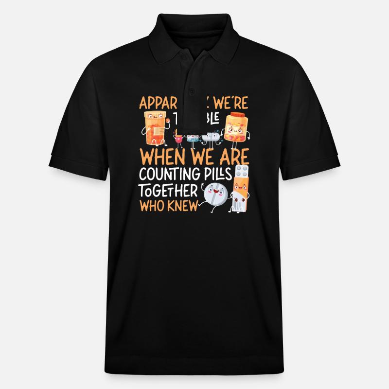 Pharmacy Tech Technician - Stanley/Stella Unisex Bio-Poloshirt PREPSTER - Schwarz