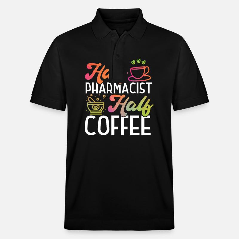 Pharmacy Tech Technician - Stanley/Stella Unisex Bio-Poloshirt PREPSTER - Schwarz