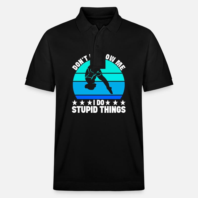 Plongeoir - Polo PREPSTER bio Stanley/Stella Unisexe - noir